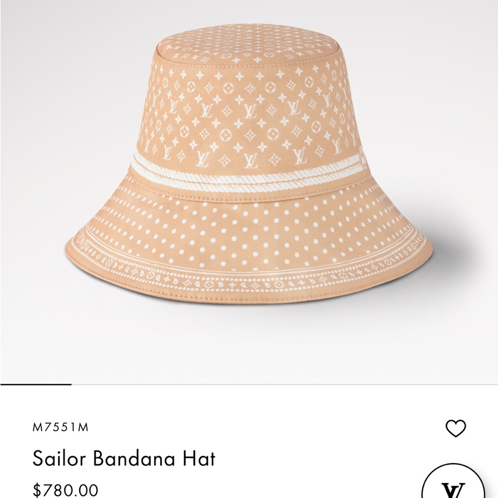 Louis Vuitton Sailor Bandana Hat Size Small